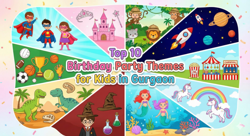 Top 10 Birthday Party Themes for Kids in Gurgaon