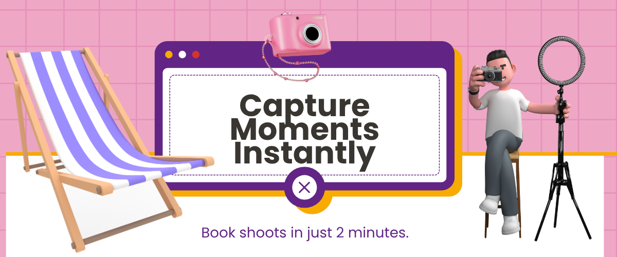 Book Photographer in minutes.