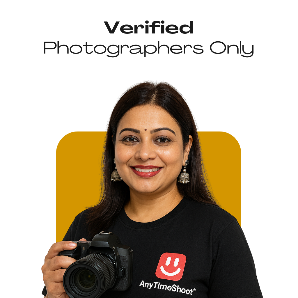 ✔️ 2000+ Shoots Completed ✔️ Verified Photographers Only ✔️ Transparent Pricing ✔️ Instant Matching Available in Delhi NCR