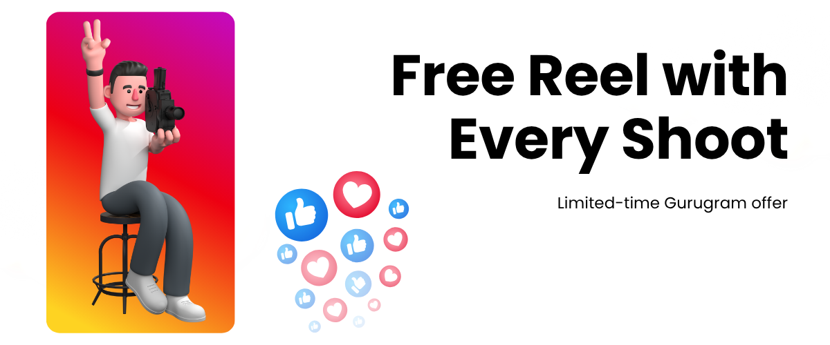 Book Photographer to get reel for your business.