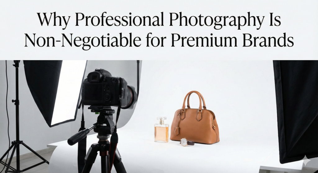 Why Professional photography is non negotiable for Premium Brands