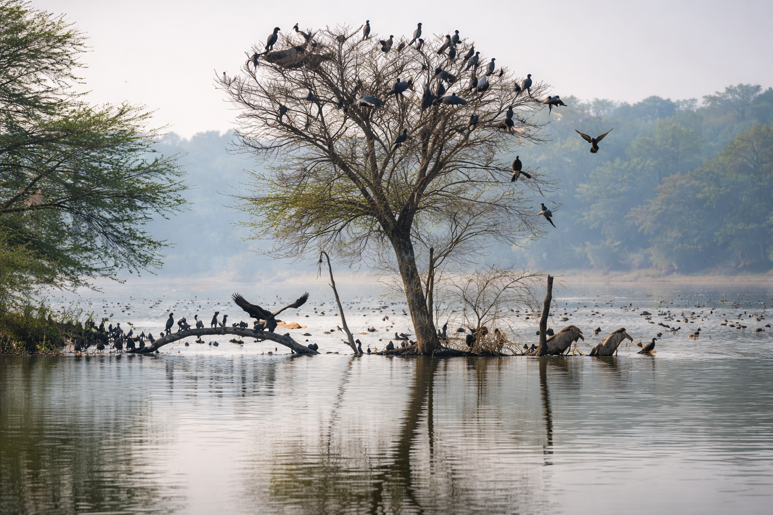 Sultanpur Bird Sanctuary Landscapes