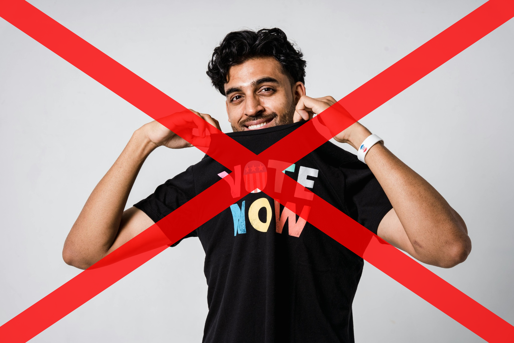 Incorrect corporate outfit example